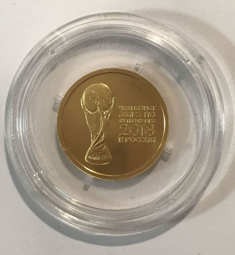 100 рублей 2018 футбол цена в рублях на сегодня