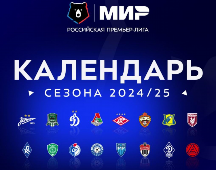 Чемпионат россии по футболу календарь