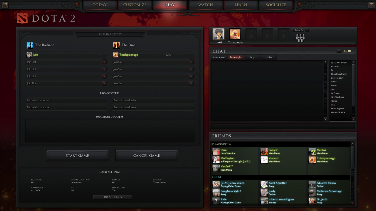 Dota 2 rating teams