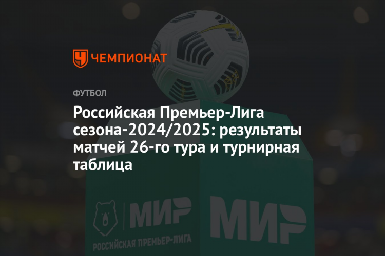 Футбол россии премьер лига 2018 2019 турнирная таблица и результаты
