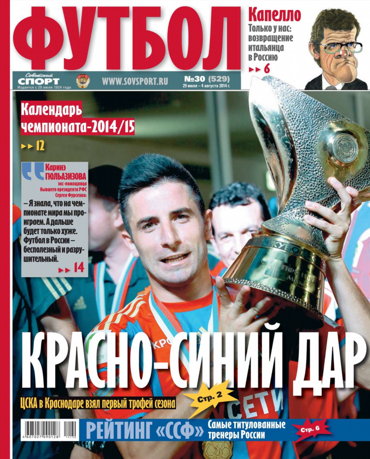 Футбол советский спорт